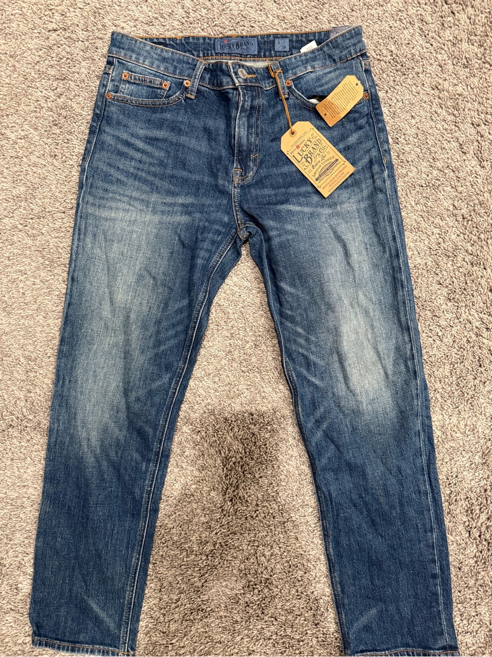 Lucky Brand Men's Medium Blue Slim Straight Jeans